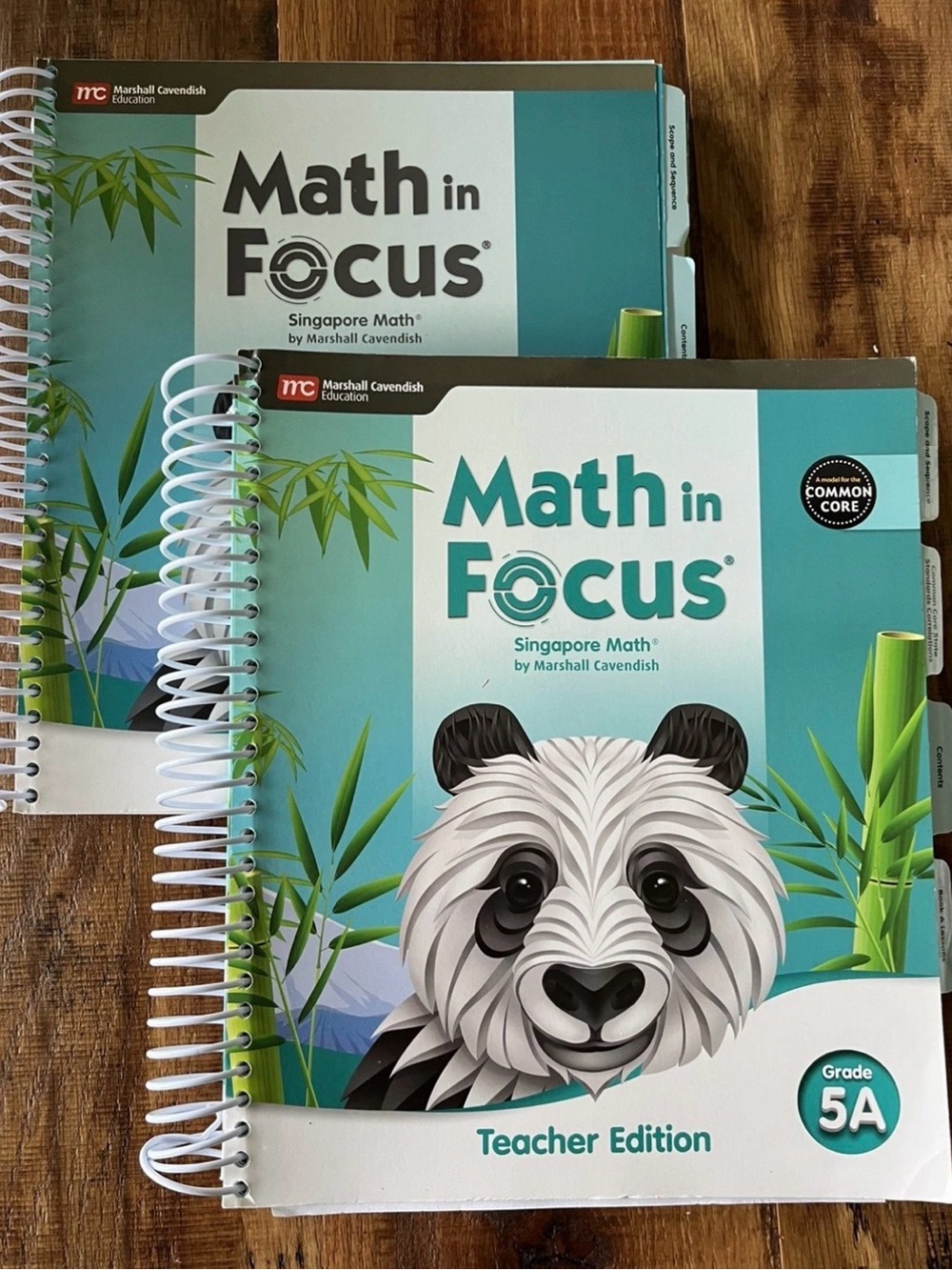 Singapore Math in Focus Teacher Edition 5A & 5B Marshall Cavendish